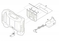 Bosch 3 603 JB1 040 PRA 10,8 LI Power Radio Box Spare Parts